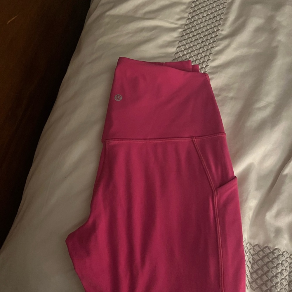 lululemon athletica Pink Athletic Shorts High Waist